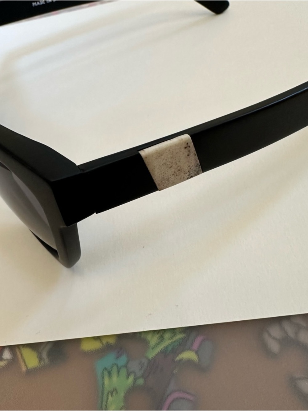 Westward Leaning Pioneer Sunglasses with Marble Detail at Temples - Picture 6 of 10